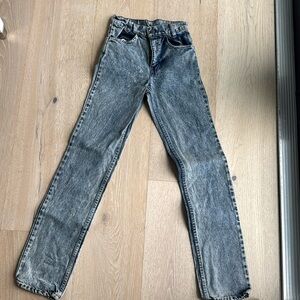 Vintage 70s Levis Student Fit Jeans Size 25x32 Acid Wash